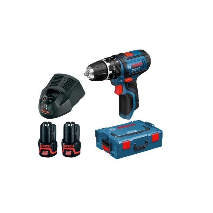 Bosch GSB 10.8-2-LI Professional 2 x 2.0 Ah + L-Boxx Bosch GSB 10.8-2-LI Professional 2 x 2.0 Ah + L-Boxx