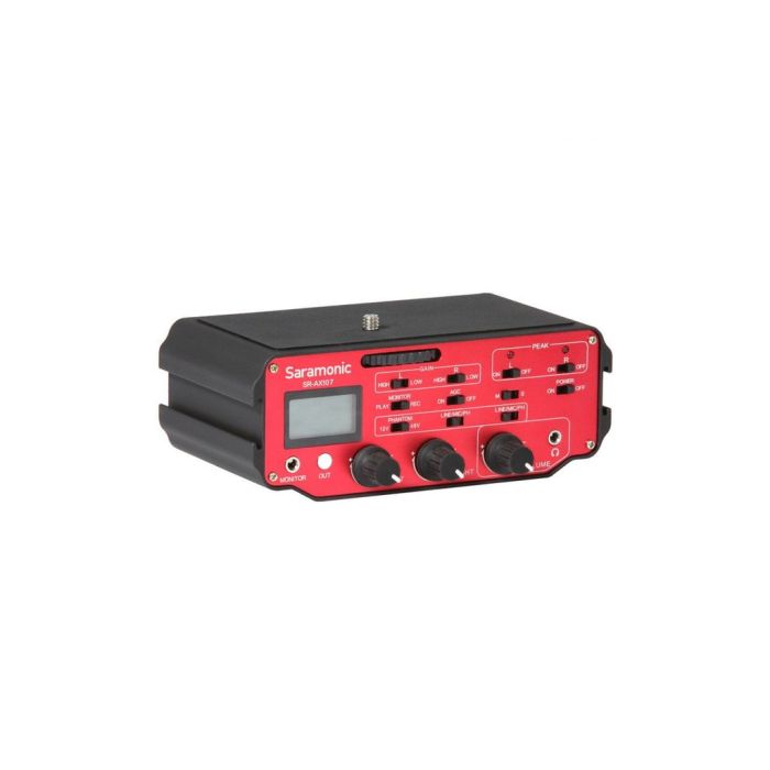 Saramonic SR-AX107 Two-Ch XLR Audio Adapter (Isolation Transformer, Preamplifiers, Phantom Power) Saramonic SR-AX107 Two-Ch XLR Audio Adapter (Isolation Transformer, Preamplifiers, Phantom Power)