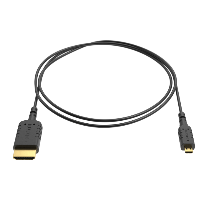 8Sinn eXtraThin Micro HDMI - HDMI Cable 80cm 8Sinn eXtraThin Micro HDMI - HDMI Cable 80cm