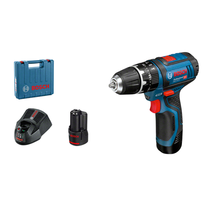 Bosch GSB 12V-15, 2x2.0Ah Case (06019B6920) Bosch GSB 12V-15, 2x2.0Ah Case (06019B6920)
