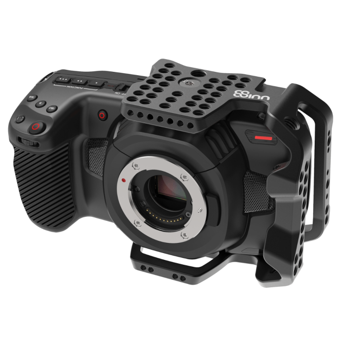 8Sinn BM Pocket Cinema Camera 4K / 6K Half Cage (HDMI & USB-C cable clamp not included)