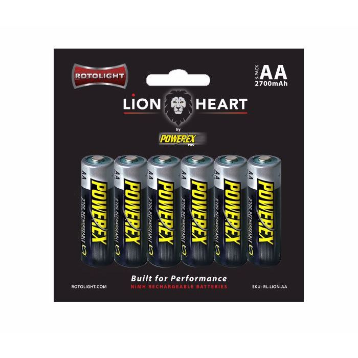 Rotolight Lionheart AA Rechargeable Batteries by Powerex PRO (6 pack) (RL-LION-AA) Rotolight Lionheart AA Rechargeable Batteries by Powerex PRO (6 pack) (RL-LION-AA)