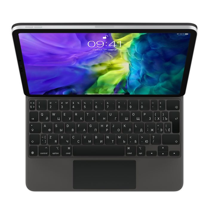 Magic Keyboard for iPad Air (4th generation) 11-inch iPad Pro (1st and 2nd gen) RUS MXQT2R Magic Keyboard for iPad Air (4th generation) 11-inch iPad Pro (1st and 2nd gen) RUS MXQT2R