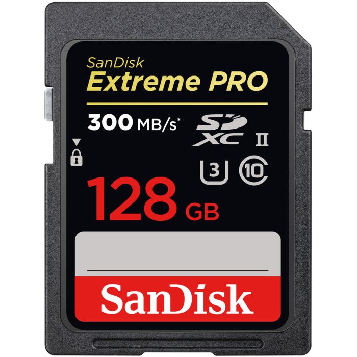 SanDisk Extreme SDXC 128GB PRO UHS-II U3 300/260MB/s (SDSDXPK-128G-ANCIN) SanDisk Extreme SDXC 128GB PRO UHS-II U3 300/260MB/s (SDSDXPK-128G-ANCIN)