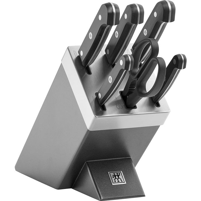 Zwilling 7 Piece Self Sharpening Knife Block Gray (1002455) Zwilling 7 Piece Self Sharpening Knife Block Gray (1002455)