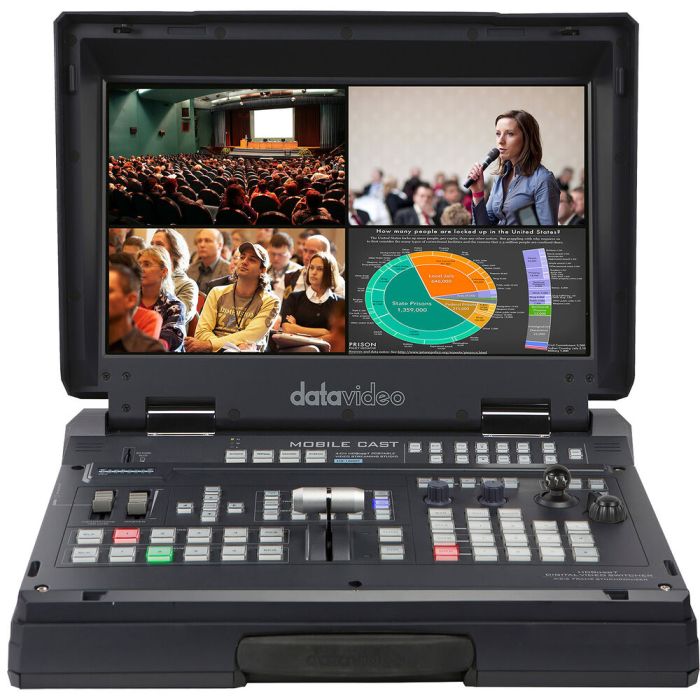Datavideo HS-1600T MKII HDBaseT Portable Video Streaming Studio Datavideo HS-1600T MKII HDBaseT Portable Video Streaming Studio
