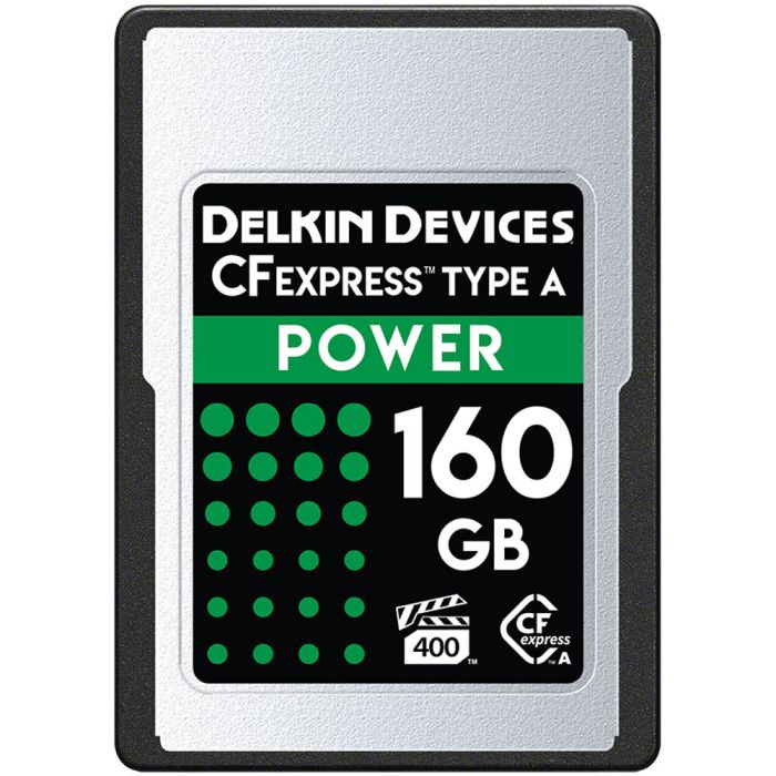 Delkin Devices 160GB POWER CFexpress Type A Memory Card (DCFXAPWR160) Delkin Devices 160GB POWER CFexpress Type A Memory Card (DCFXAPWR160)