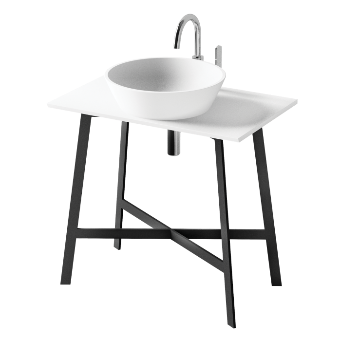 Deco Mf Kājas ar Silkstone Virsmu 800X500 (MFDECS500/00) Deco Mf Kājas ar Silkstone Virsmu 800X500 (MFDECS500/00)