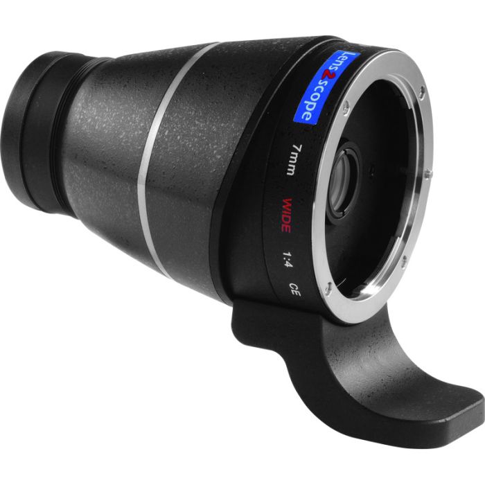 Lens2scope 7mm Canon EOS / EF Black Straight Lens2scope 7mm Canon EOS / EF Black Straight