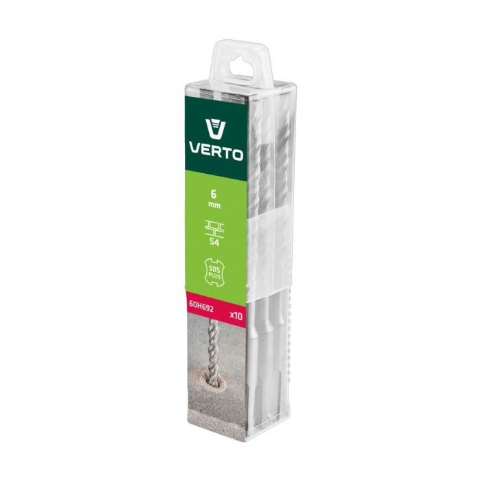 Verto 60H692 Concrete Drill Bit 10pcs Verto 60H692 Concrete Drill Bit 10pcs