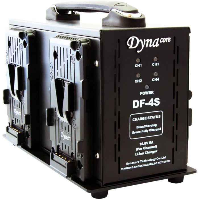Dynacore DF-4S V-Mount Battery Fast Charger 4-Channel Dynacore DF-4S V-Mount Battery Fast Charger 4-Channel
