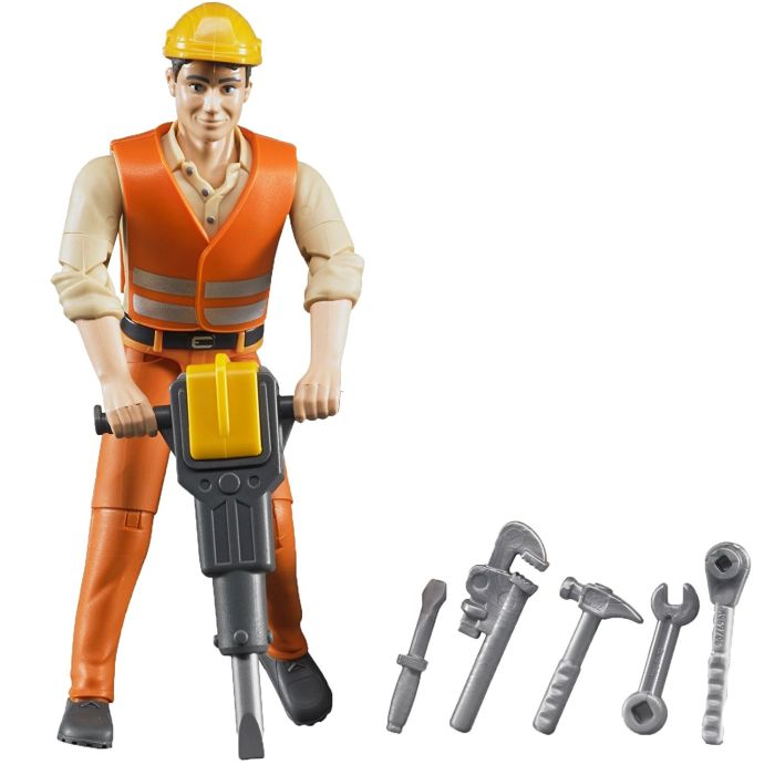 Bruder Construction Worker Figure (60020) Bruder Construction Worker Figure (60020)