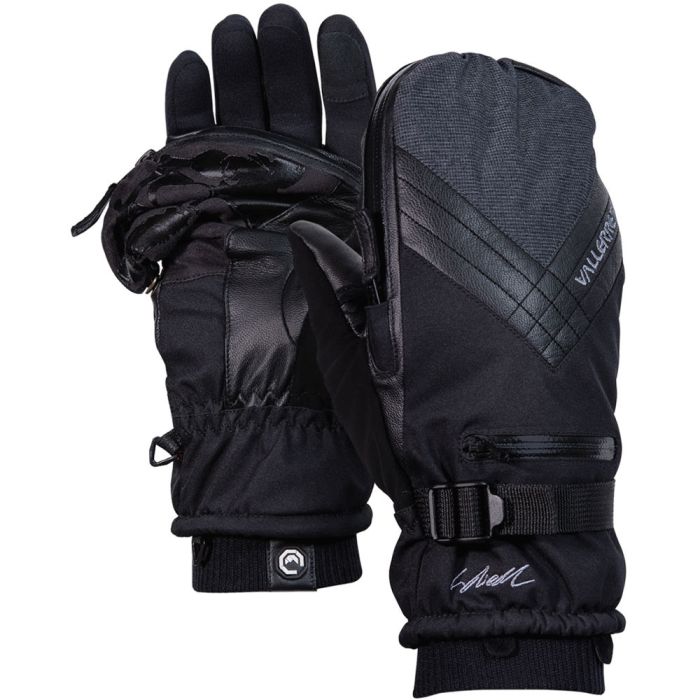 Valleret Skadi Zipper Mitt PSP Black Size XS (20SKD-BK-XS) Valleret Skadi Zipper Mitt PSP Black Size XS (20SKD-BK-XS)