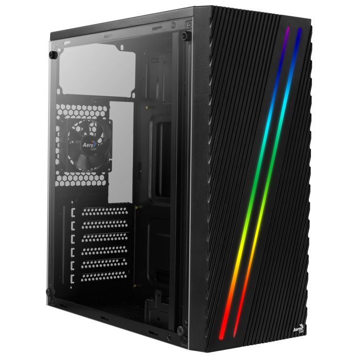 Aerocool Streak Midi Tower Black (AEROPGSSTREAK-A-BKRG)