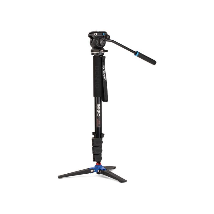 Benro A38FDS2PRO Classic Video Monopod with S2 Pro Flat Base Fluid Video Head Benro A38FDS2PRO Classic Video Monopod with S2 Pro Flat Base Fluid Video Head
