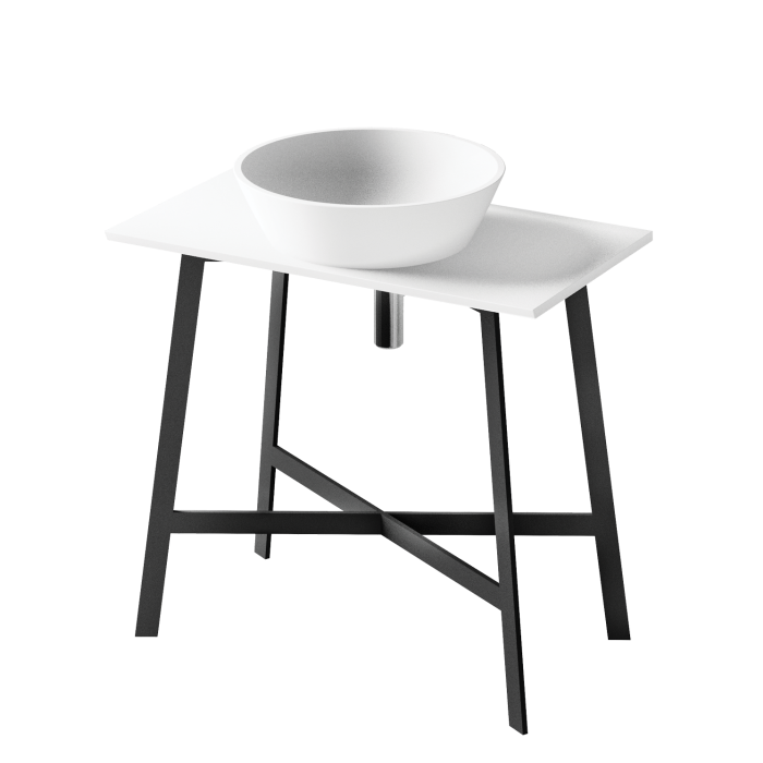 Deco Mf Kājas ar Silkstone Virsmu 800X450 (MFDECS450/00) Deco Mf Kājas ar Silkstone Virsmu 800X450 (MFDECS450/00)