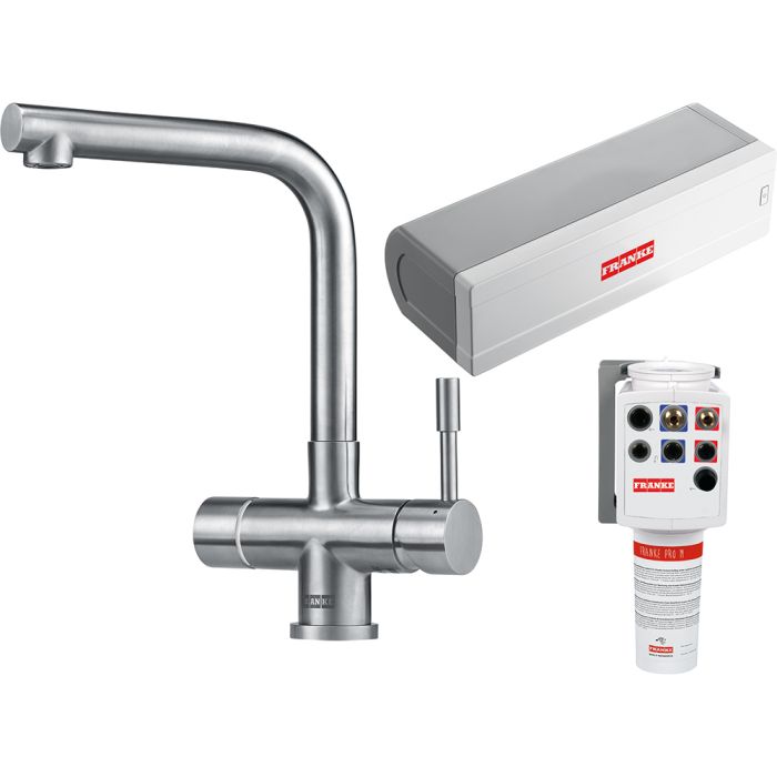 Franke Mondial 4 In 1 Hot Water Mixer Kitchen Taps (119.0480.690) Franke Mondial 4 In 1 Hot Water Mixer Kitchen Taps (119.0480.690)