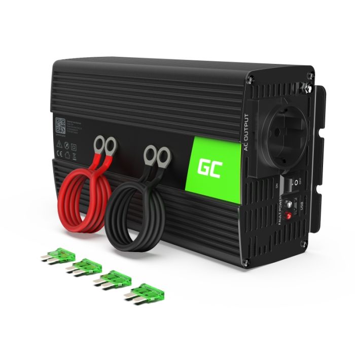 Green Cell Car Power Adapter Inverter Auto 1000W Black (INV09) Green Cell Car Power Adapter Inverter Auto 1000W Black (INV09)