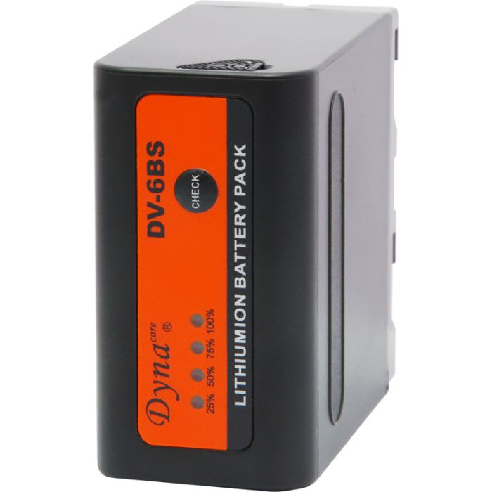 Dynacore Battery DV-6BS NP-F Type 7.2V 7800mAh LED Indicator