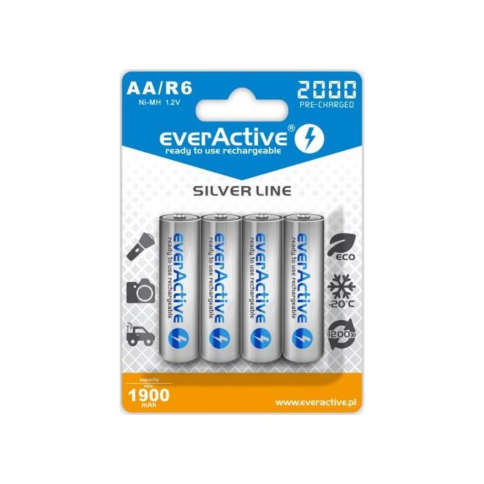 everActive AA R6 Ni-MH 2000 mAh (EVHRL6-2000) everActive AA R6 Ni-MH 2000 mAh (EVHRL6-2000)