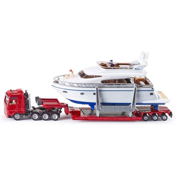 Siku Heavy haulage transporter with yacht (1849) Siku Heavy haulage transporter with yacht (1849)
