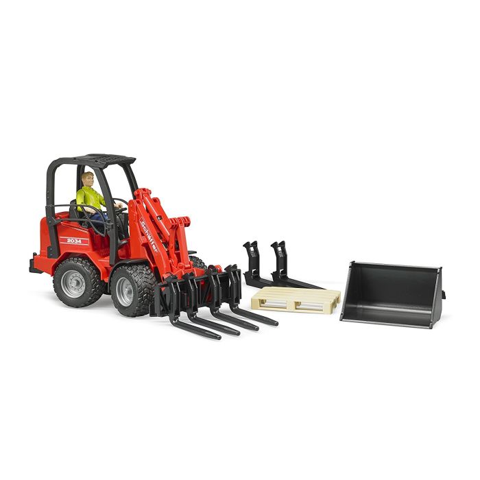 Bruder Shaffer Compact Loader with Figure and Accessory (02191) Bruder Shaffer Compact Loader with Figure and Accessory (02191)