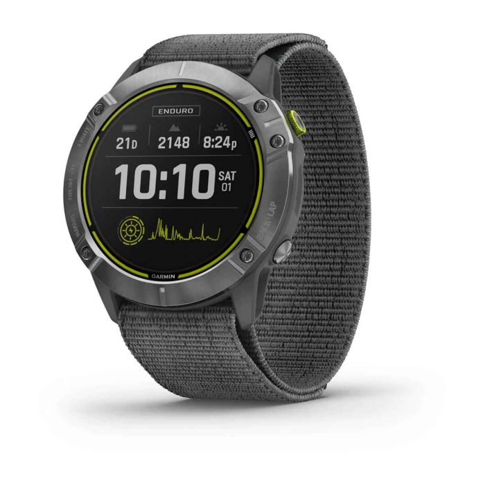 Garmin Enduro GPS Watch - Steel with Gray UltraFit Nylon Strap (010-02408-00) Garmin Enduro GPS Watch - Steel with Gray UltraFit Nylon Strap (010-02408-00)