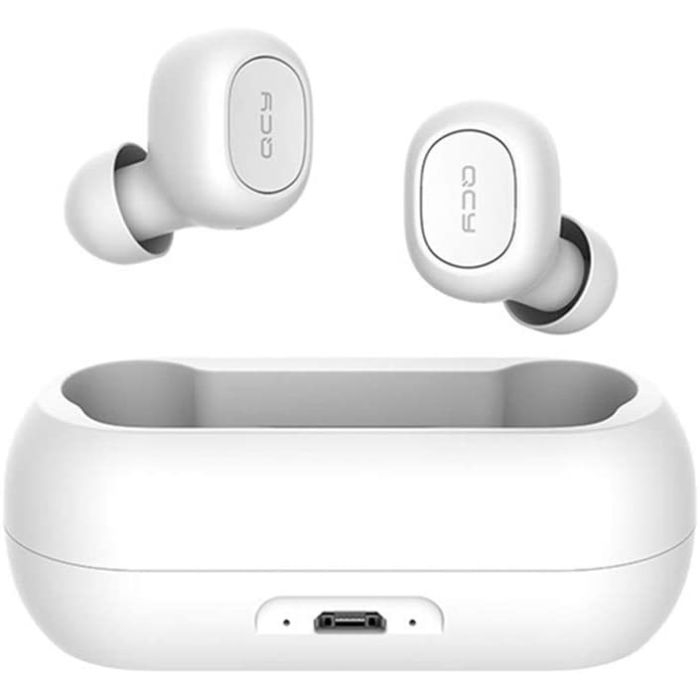 QCY T1 White Wireless Bluetooth Earbuds QCY T1 White Wireless Bluetooth Earbuds