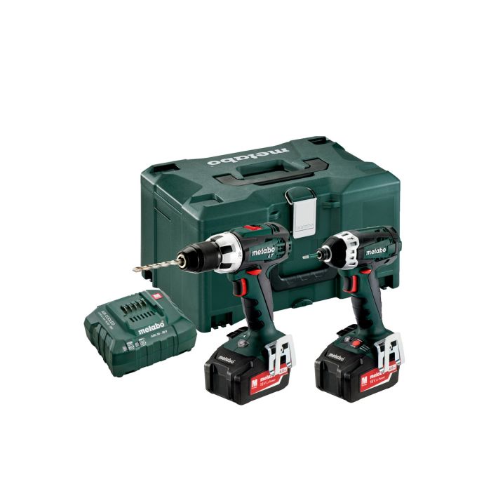 Metabo 18V Combo Set: Drill BS 18 LT + Screwdriver SSD (685030000) Metabo 18V Combo Set: Drill BS 18 LT + Screwdriver SSD (685030000)