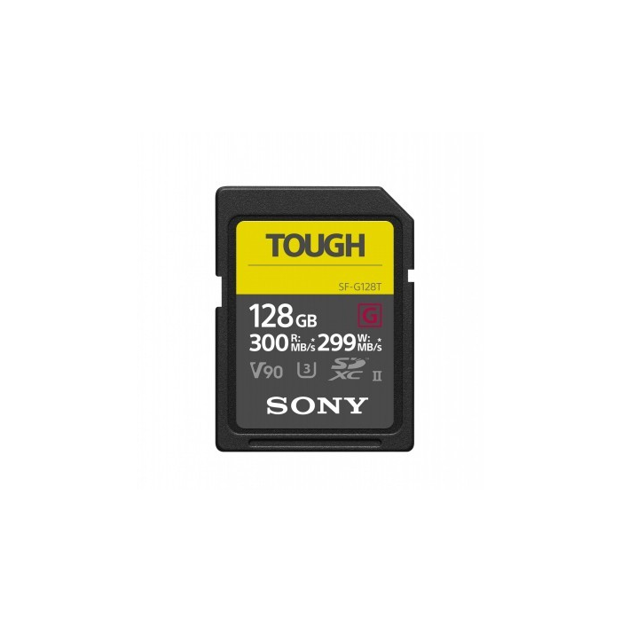 Sony SDXC 128GB Tough UHS-II CL10 U3 V90 300/290 Mb/s (SF-G1TG)