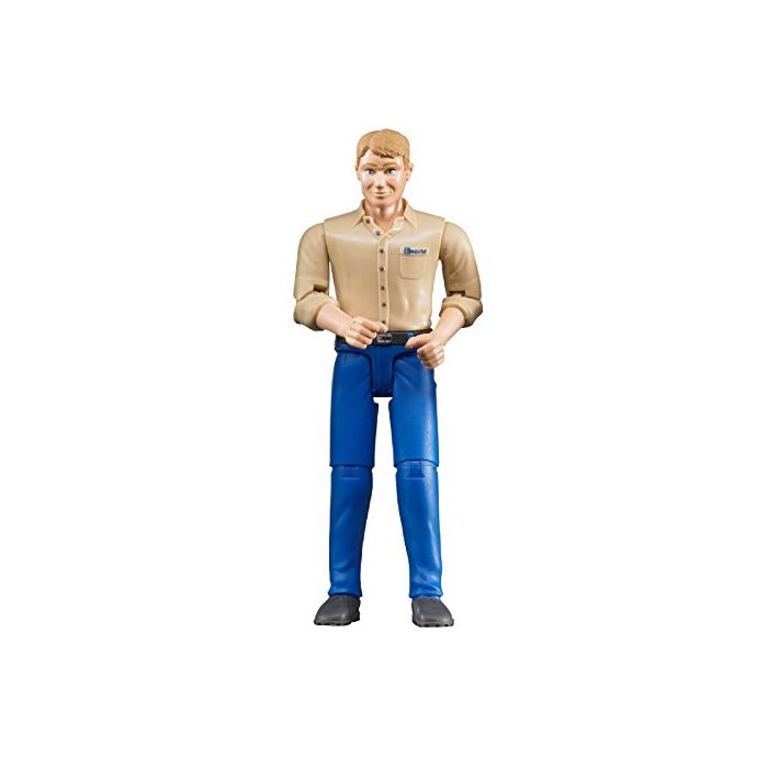 Bruder Light Skin Man with Blue Jeans Figure (60006) Bruder Light Skin Man with Blue Jeans Figure (60006)