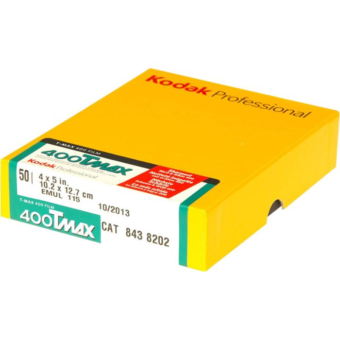 Kodak T-MAX 400 4x5 50 Sheets (8438202) Kodak T-MAX 400 4x5 50 Sheets (8438202)