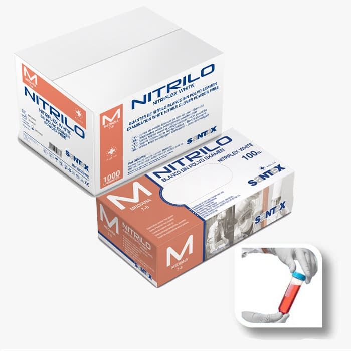 Santex Nitrilo cimdi izmērs vidējs 7-8 100 gab. Santex Nitrilo cimdi izmērs vidējs 7-8 100 gab.
