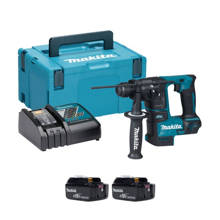 Makita DHR171 + 2pcs 5.0Ah Battery + Makita DC18RC Battery Charger Makita DHR171 + 2pcs 5.0Ah Battery + Makita DC18RC Battery Charger