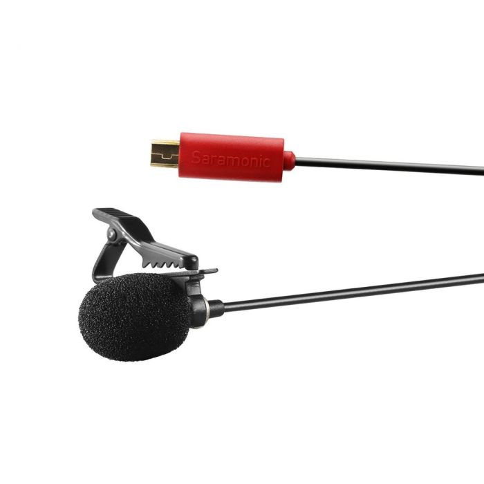 Saramonic SR-GMX1 - Platinum Lavalier Clip-on Microphone with Lapel Clip, Foam and Furry Windscreens Saramonic SR-GMX1 - Platinum Lavalier Clip-on Microphone with Lapel Clip, Foam and Furry Windscreens