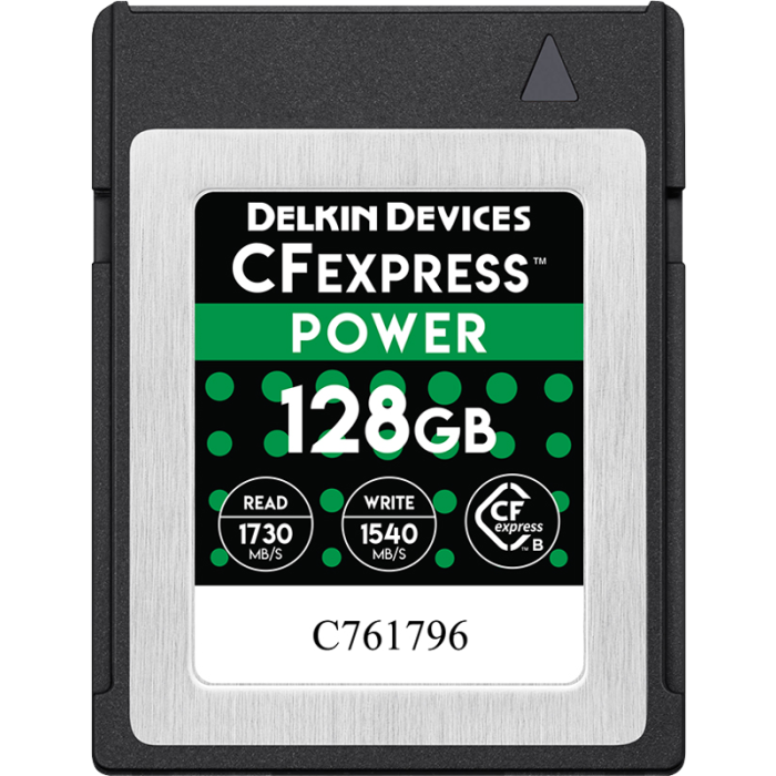 Delkin Devices 128GB CFexpress POWER R1730/W1540 Memory Card (DCFX1-128) Delkin Devices 128GB CFexpress POWER R1730/W1540 Memory Card (DCFX1-128)