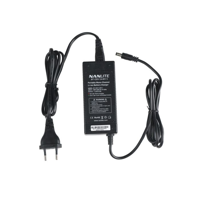 Nanlite BT-CGV-14.8V-1 14.8V Single V-Mount Battery Charger Nanlite BT-CGV-14.8V-1 14.8V Single V-Mount Battery Charger