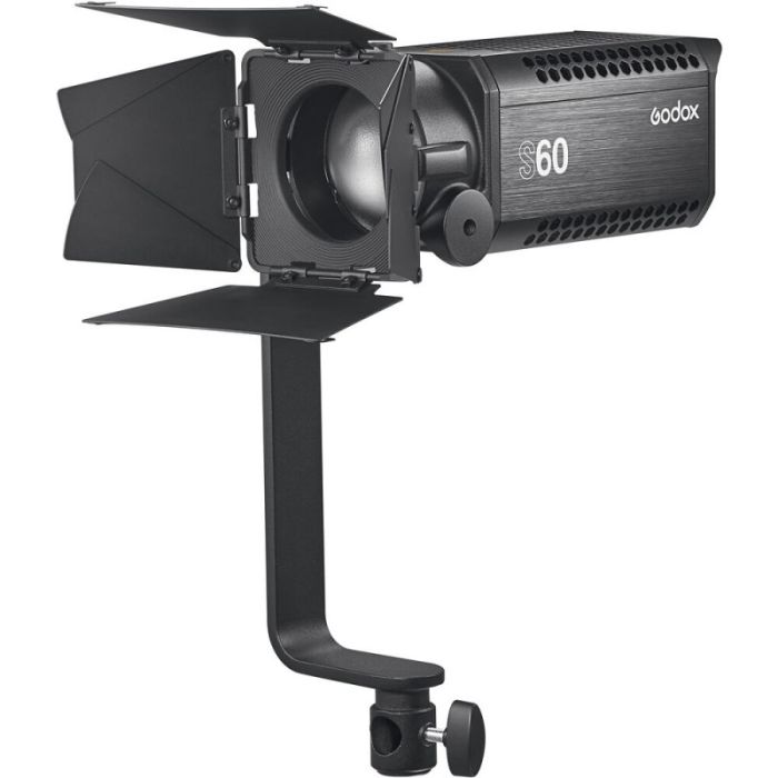 Godox S60 LED Focusing Light with Barndoor Godox S60 LED Focusing Light with Barndoor