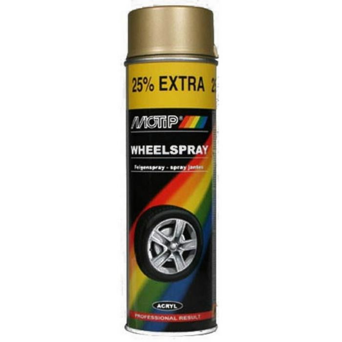 Motip Wheel Spray Gold 500ml (04008&MOTIP) Motip Wheel Spray Gold 500ml (04008&MOTIP)