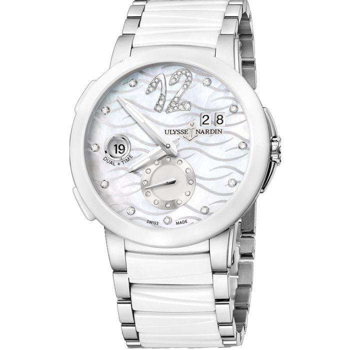 Ulysse Nardin Executive Dual Time Ladies Ladies Watch 243-10-7-691 Ulysse Nardin Executive Dual Time Ladies Ladies Watch 243-10-7-691