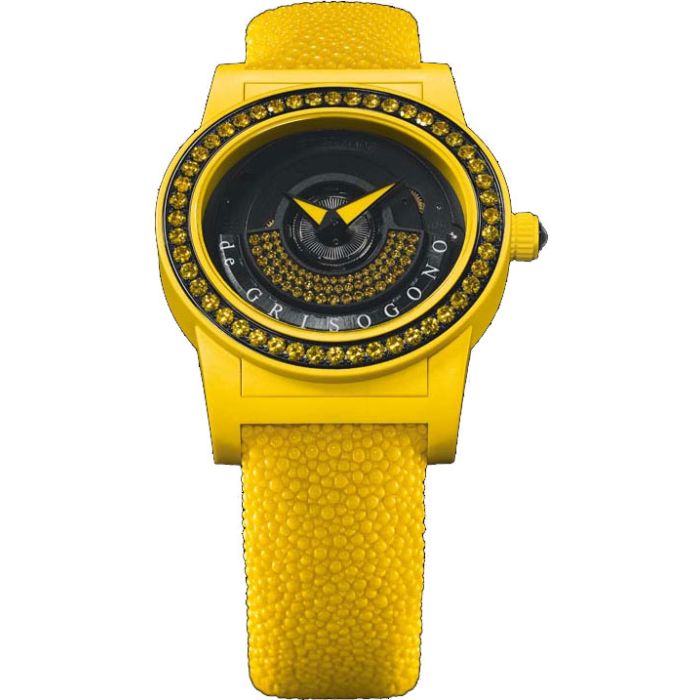 DeGrisogono Tondo by Night Ladies Watch Tondo-by-Night-Yellow DeGrisogono Tondo by Night Ladies Watch Tondo-by-Night-Yellow
