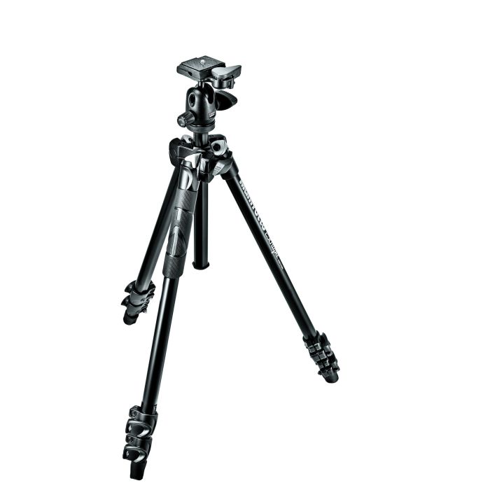 Manfrotto 290 Light Aluminium 3-Section Tripod Kit with 494RC2 Ball Head (MK290LTA3-BH) Manfrotto 290 Light Aluminium 3-Section Tripod Kit with 494RC2 Ball Head (MK290LTA3-BH)
