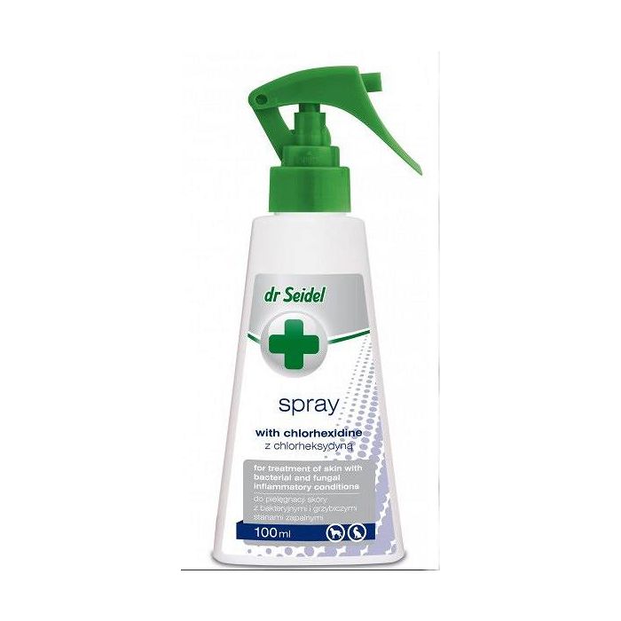 DR SEIDEL Spray with chlorhexidine for dogs and cats - 100 ml DR SEIDEL Spray with chlorhexidine for dogs and cats - 100 ml
