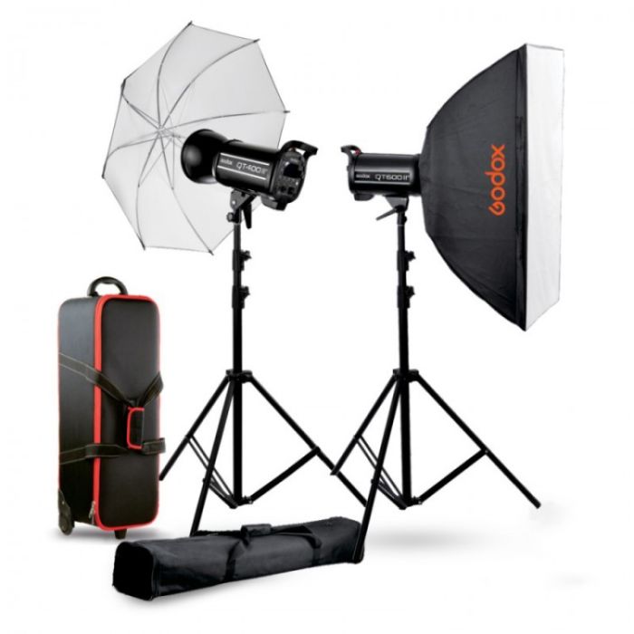 Godox QTII Kit 1 (1xQT400IIM + 1xQT600IIM) Godox QTII Kit 1 (1xQT400IIM + 1xQT600IIM)