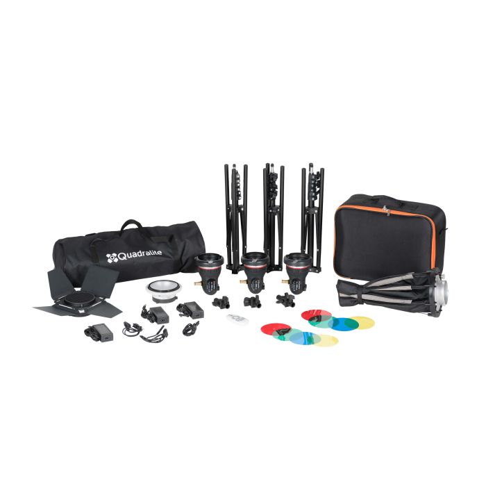 Quadralite SVL-400 LED 3 Light Kit