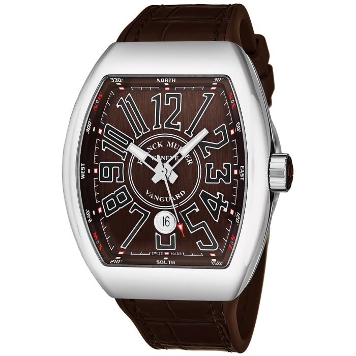 Franck Muller Vanguard Automatic Men's Watch 45SCSTLBRNSHNY Franck Muller Vanguard Automatic Men's Watch 45SCSTLBRNSHNY