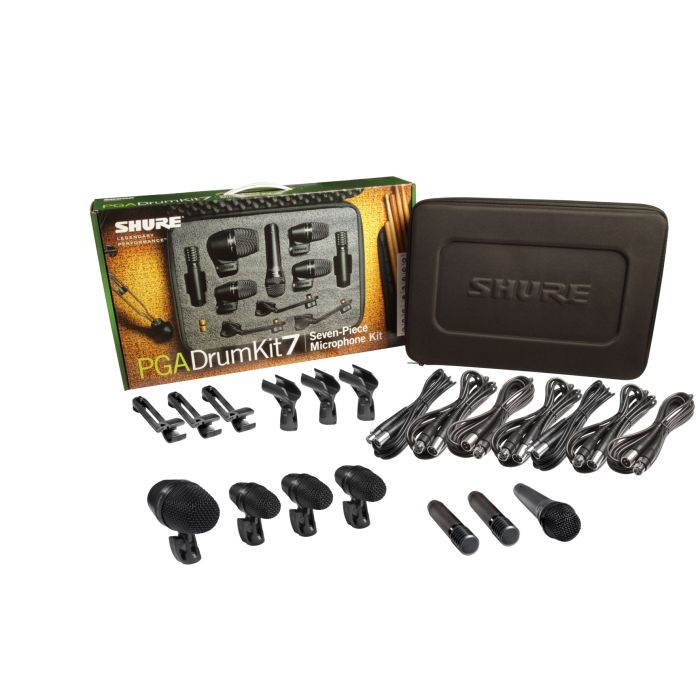 Shure PGADRUMKIT7 7PC DRUMKIT PGA52, 57, 56(X3), 81(X2) Shure PGADRUMKIT7 7PC DRUMKIT PGA52, 57, 56(X3), 81(X2)