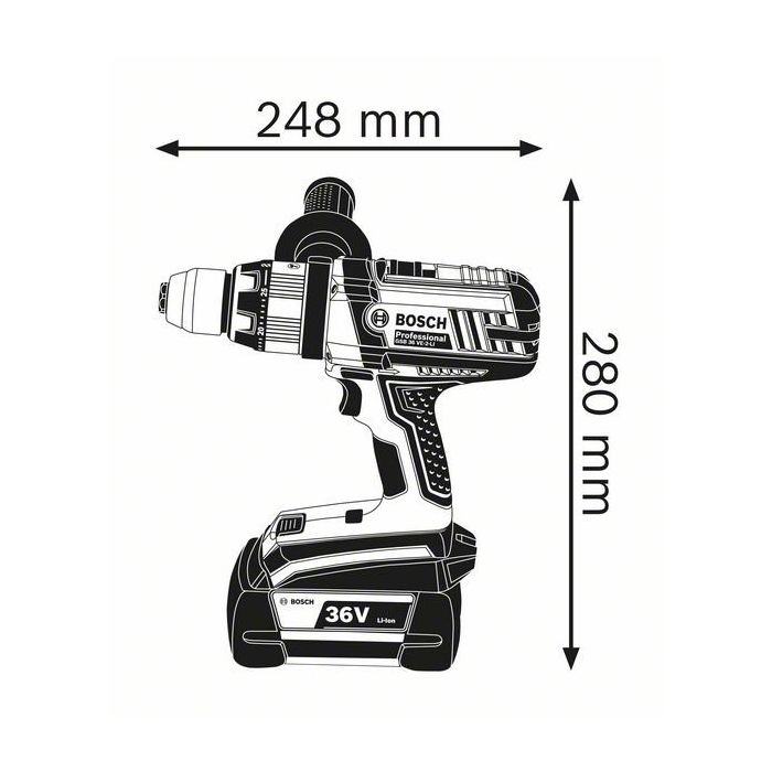 Bosch GSB 36 VE-2-LI, 2x4.0Ah L-Boxx (06019C1100) Bosch GSB 36 VE-2-LI, 2x4.0Ah L-Boxx (06019C1100)