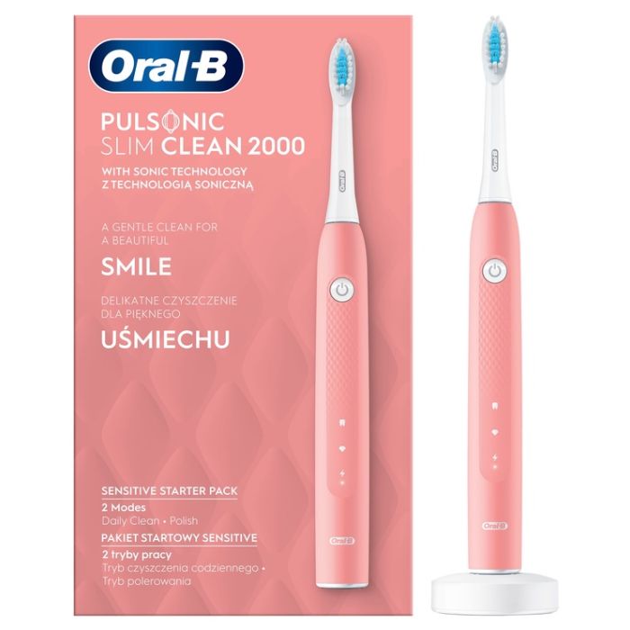 Braun Oral-B Pulsonic Slim Clean 2000 Pink Braun Oral-B Pulsonic Slim Clean 2000 Pink