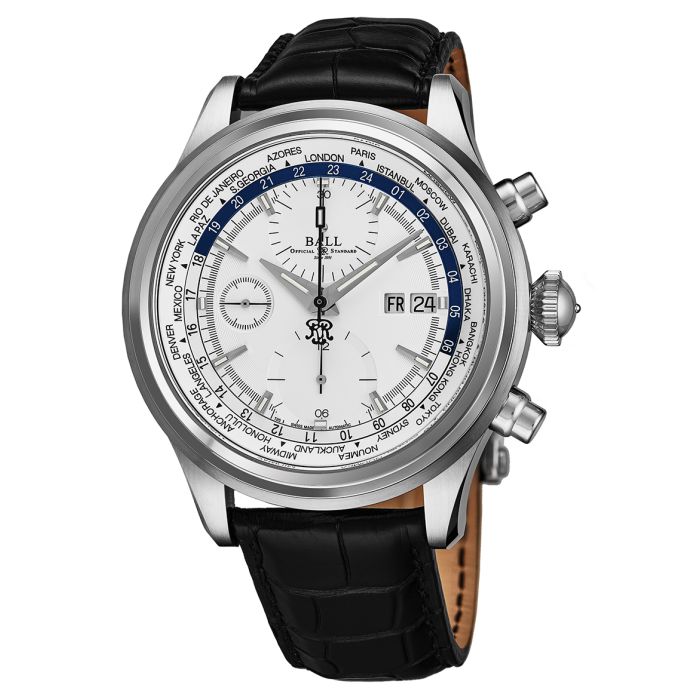 Ball Trainmaster Worldtimer Chronograph Men's Watch CM2052DLL1JSLBE Ball Trainmaster Worldtimer Chronograph Men's Watch CM2052DLL1JSLBE